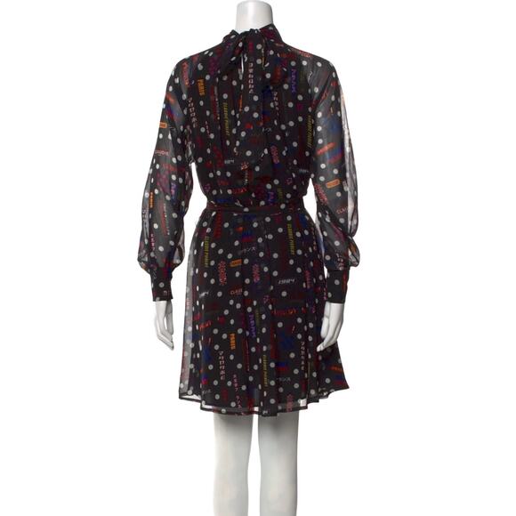Claudie Pierlot Reisis Printed Sheer Dress Size 40 - Picture 13 of 13